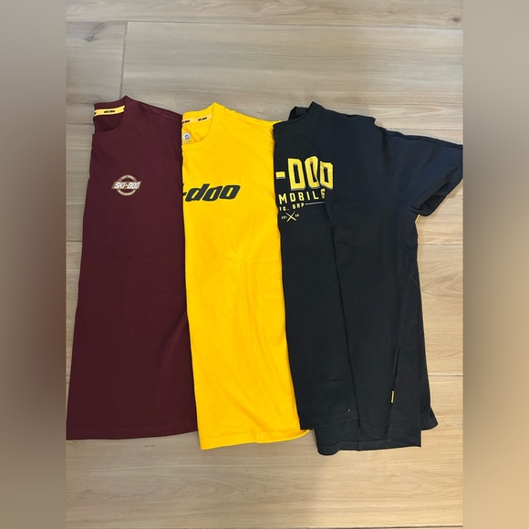 NEW Lot of 3 Ski-Doo Men’s 100% Cotton TShirts 3X $90